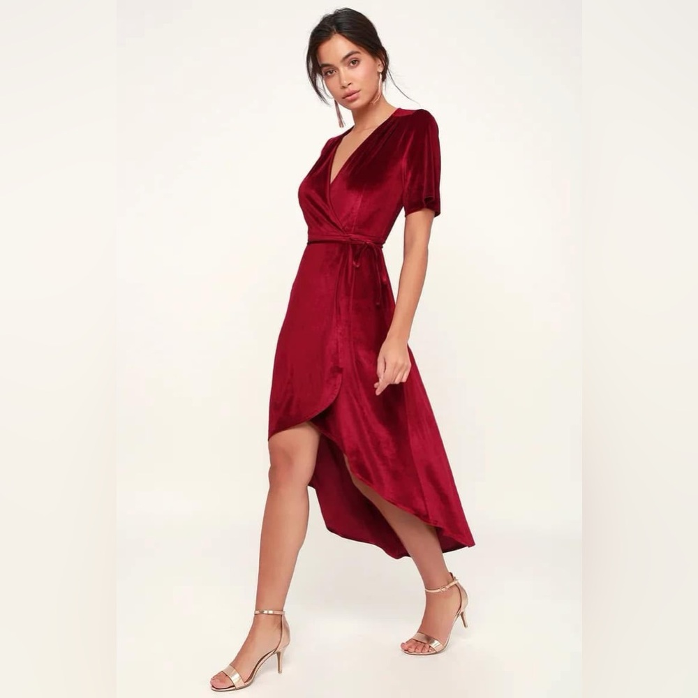 Lulu's Red High Low Dress